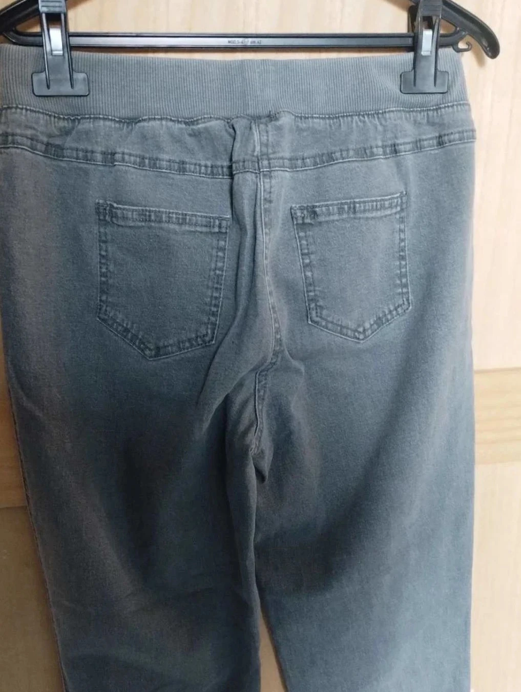 Grijze soepele broek met elastische taille, Blancheporte T40 – photo 3